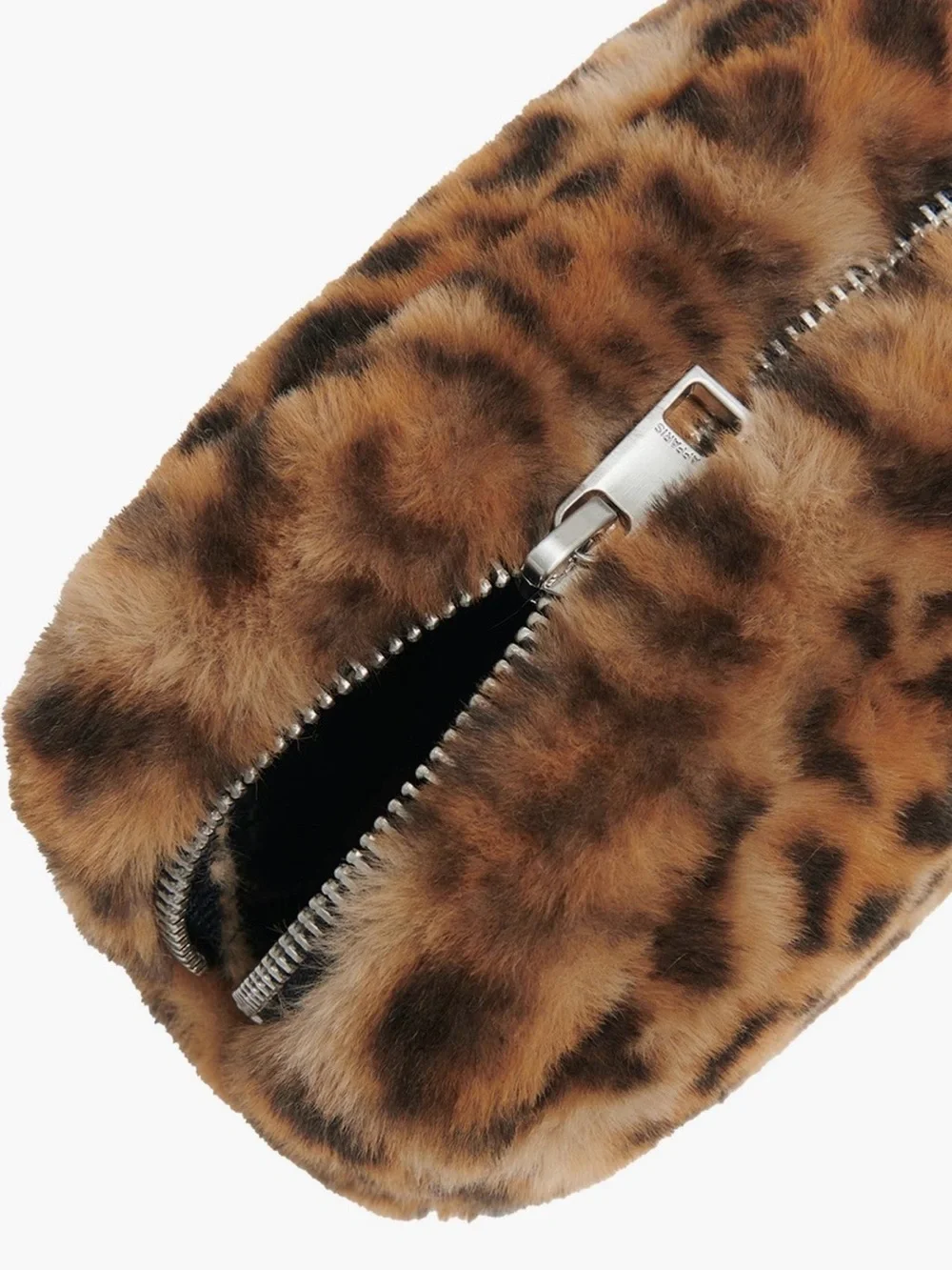 NWT Apparis  Leopard Faux-Fur Pouch